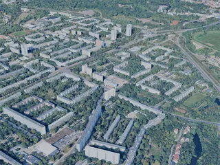 Halle (Saale) City, Germany (2025) 3D Model preview