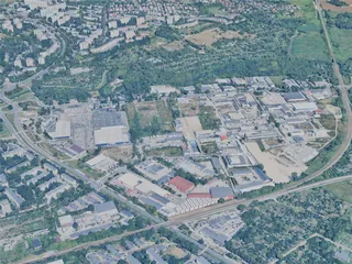 Lublin City, Poland (2025) 3D Model preview