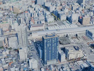 Niigata City, Japan (2025) 3D Model preview
