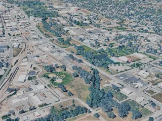 Rapid City, USA (2025) 3D Model preview