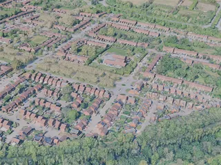 Milton Keynes City, UK (2025) 3D Model preview
