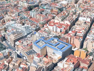 Benidorm City, Spain (2025) 3D Model preview