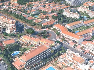 Puerto de la Cruz City, Spain (2025) 3D Model preview
