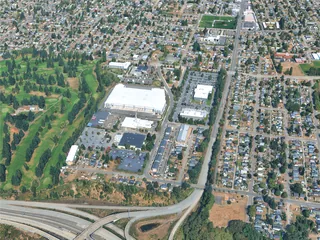 Tacoma City, USA (2025) 3D Model preview