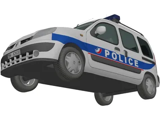 Renault Kangoo Police 3D Model