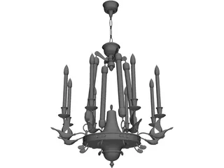 Chandelier 3D Model