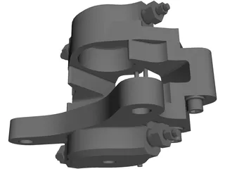 Brake Caliper 3D Model