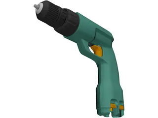 Cordless Drill 3D Model