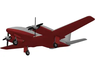 Piper PA-31 Navajo 3D Model