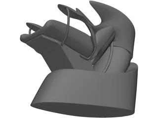 Lavatesta Hair Chair 3D Model