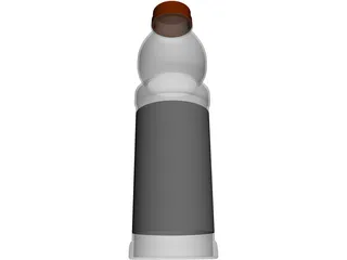 Bottle Plastic 3D Model