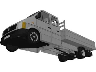 Volkswagen LT Truck Double Cab 3D Model