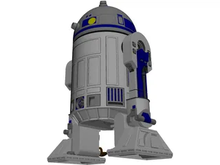 Star Wars R2D2 3D Model