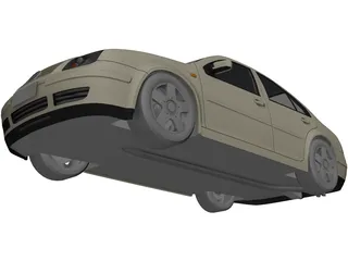 Volkswagen Bora 3D Model