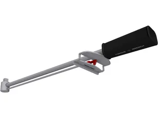 Torsion Style Torque Wrench 3D Model