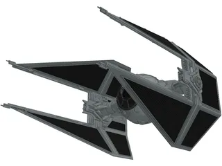 Star Wars Interceptor 3D Model