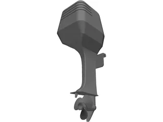 Outboard Motor 3D Model