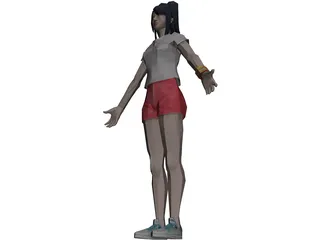 Girl 3D Model