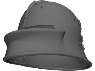 Helmet Medieval 3D Model