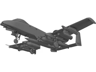 A-10 Warthog 3D Model