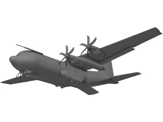 Lockheed C-130 Hercules 3D Model