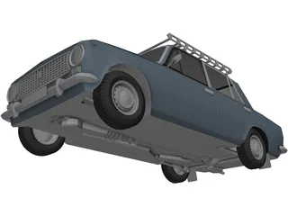 VAZ 21012 3D Model