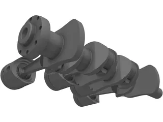 Crankshaft Alfa Romeo 3D Model