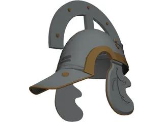 Helmet Roman 3D Model