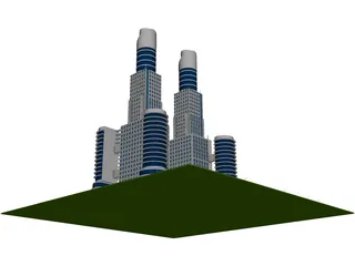 Mega Trade Center 3D Model