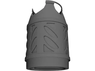 Propane Cylinder 3D Model