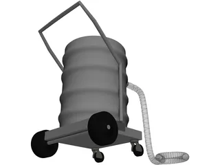 Vacuum Cleaner Industrial 3D Model