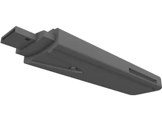 USB Flash Drive 3D Model