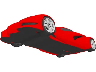 Super Car Concept 3D Model