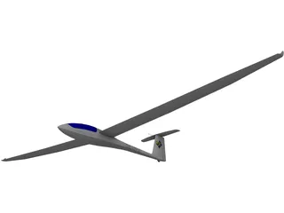 Ventus Glider 3D Model