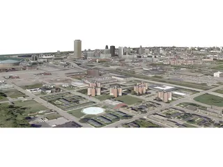 Buffalo City 3D Model