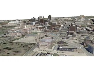 Shreveport City 3D Model