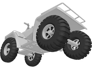 Honda Rancher 3D Model