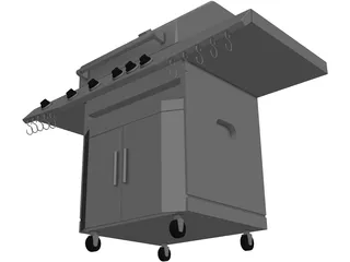 BBQ Grill 3D Model