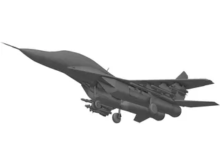 MiG-29 Fulcrum 3D Model