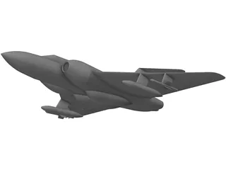 Gloster Javelin 3D Model