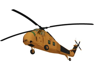 Sikorsky HUS-1 Seahorse 3D Model