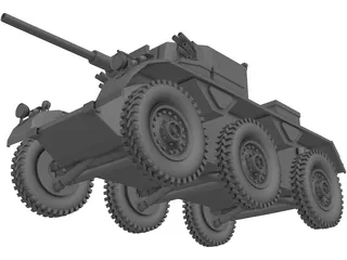 Saladin Tank 3D Model