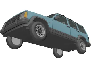 Jeep Grand Cherokee (1980) 3D Model