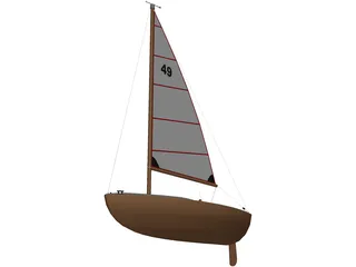 Boat Small 3D Model