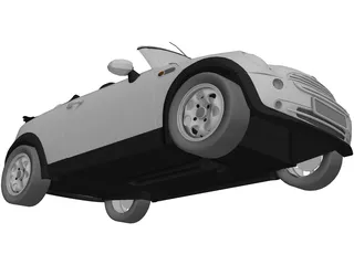 Mini Cooper Cabrio 3D Model