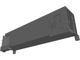 Shipping Container 40 foot 3D Model