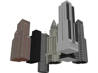 Buildings 3D Model