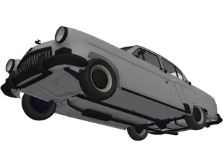 GAZ 21 Russian Classic Car 3D Model