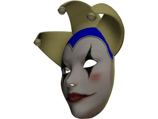 Jolly Mask 3D Model