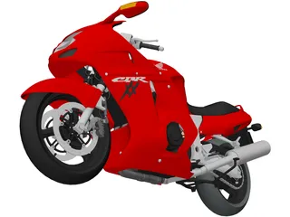 Honda CBR1100XX 3D Model